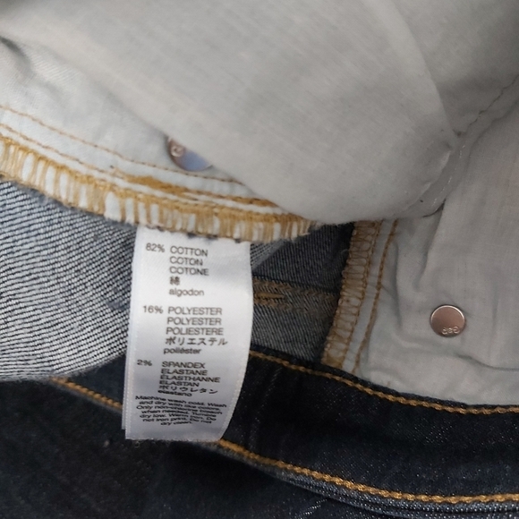 𝅺📣2/40$📣 Gap mid rise flare dark wash jeans size 27 - Picture 5 of 5